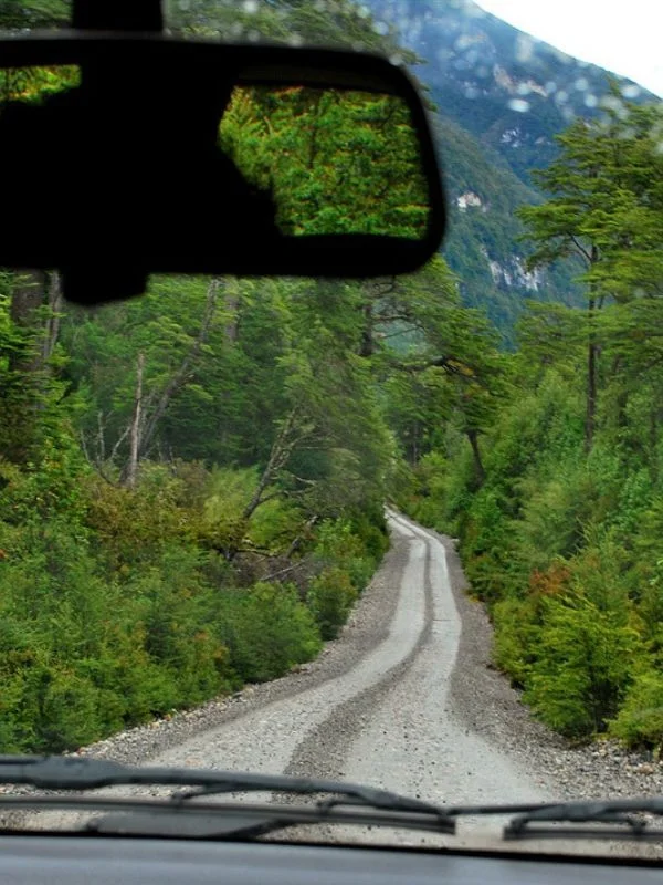 Ripio en Carretera Austral