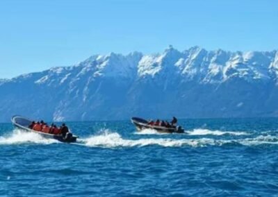 Navegación en Puerto Río Tranquilo