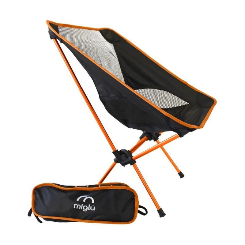 Silla Plegable de Camping Naranja