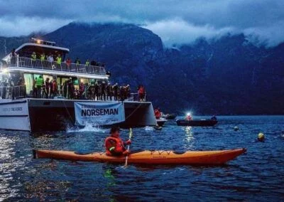 Kayak en Puerto Chacabuco - Patagonman Xtreme Triathlon