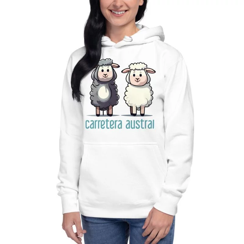 Polerón Carretera Austral - Mujer Blanco