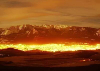 Atardecer en Coyhaique