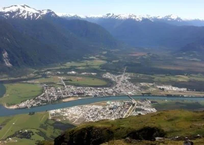 Puerto Aysén desde Cerro Cordón