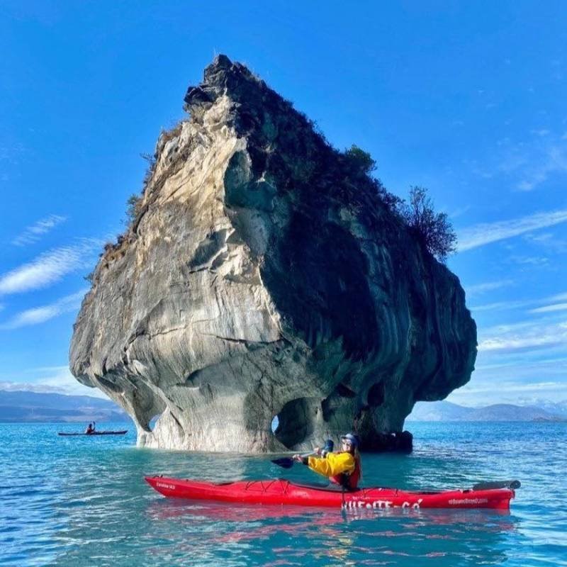 Huente-Có - Kayak a Capillas de Mármol - Puerto Río Tranquilo