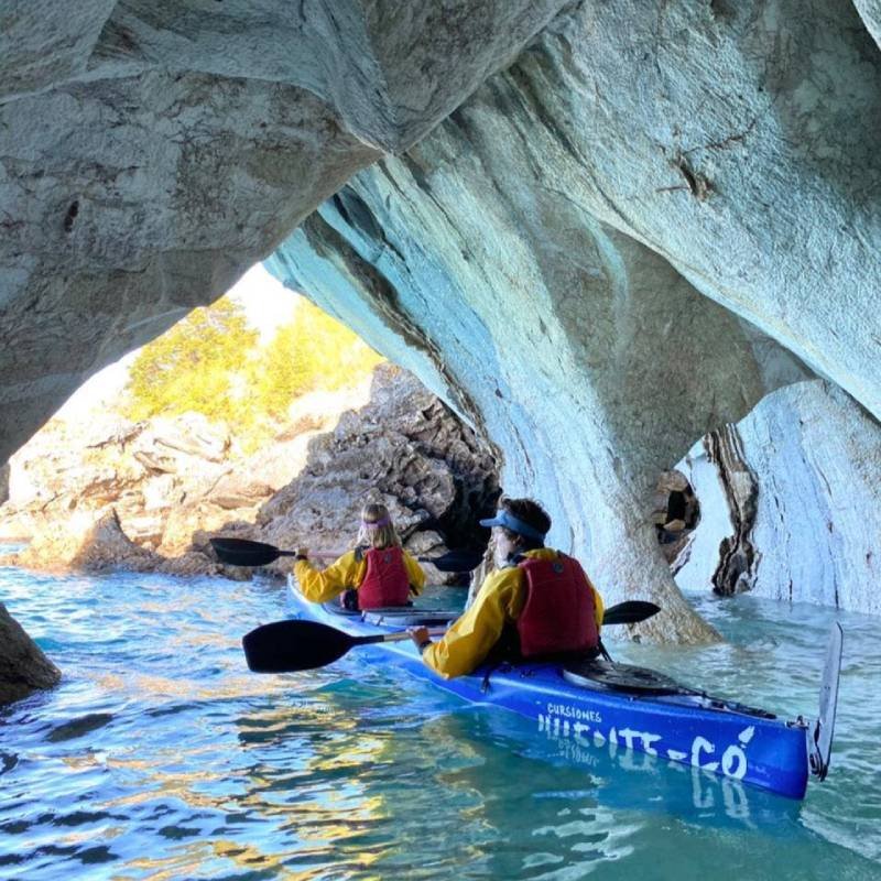Huente-Có - Kayak a Capillas de Mármol - Puerto Río Tranquilo