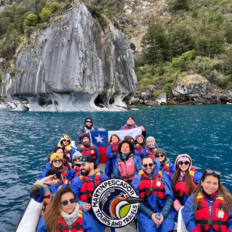 Capillas de Mármol desde Coyhaique - Martín Pescador Tours