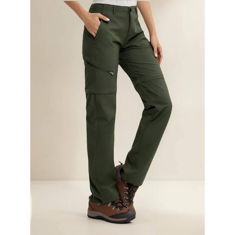 Pantalón Trekking Secado Rápido De Mujer Desmontable Upf50