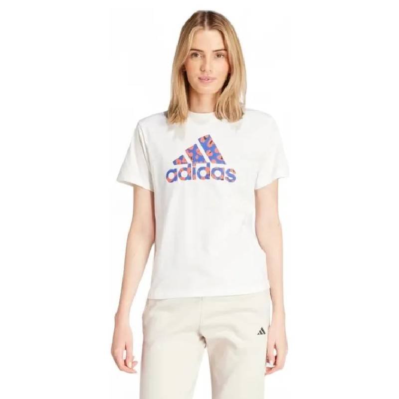 Polera Mujer adidas Animal Graphic Manga Corta Blanco