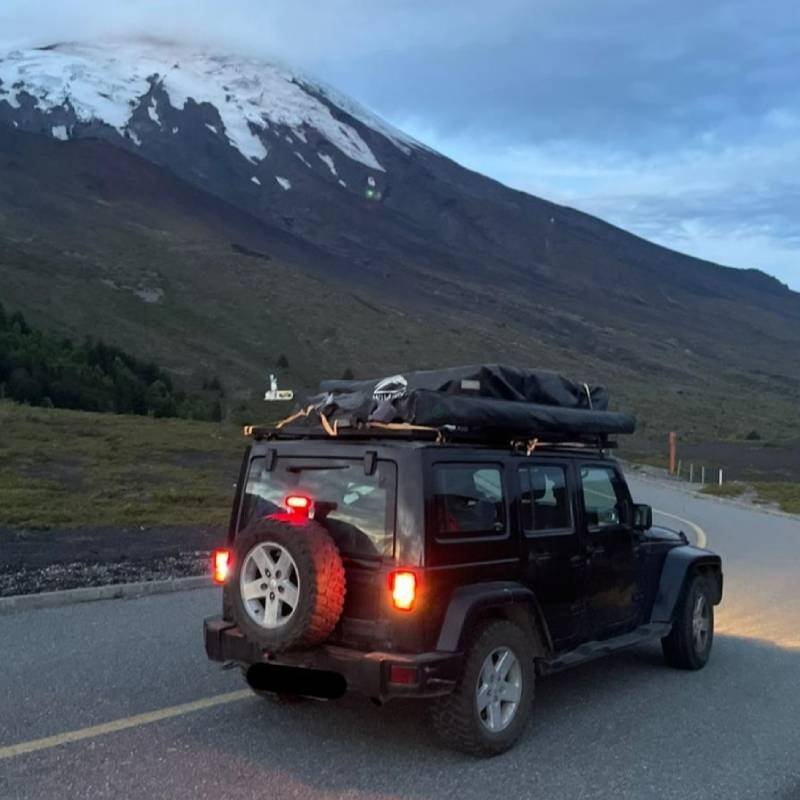 Arriendo Jeep Wrangler con Carpa Techo – Carretera Austral