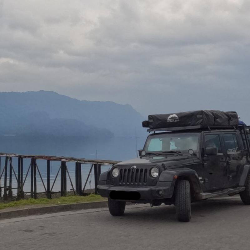 Arriendo Jeep Wrangler con Carpa Techo – Carretera Austral