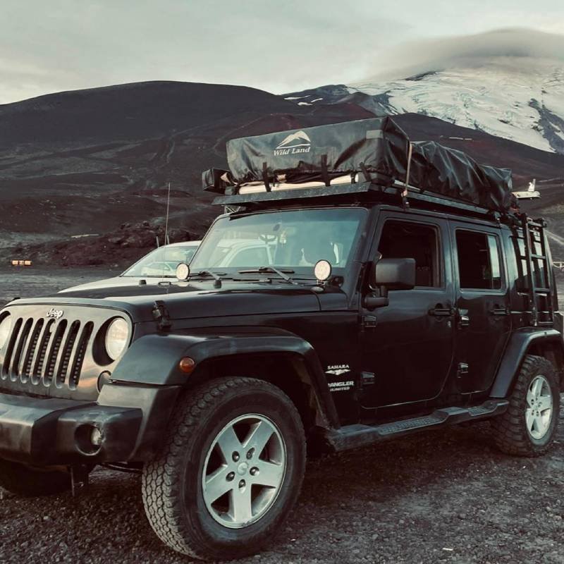 Arriendo Jeep Wrangler con Carpa Techo – Carretera Austral