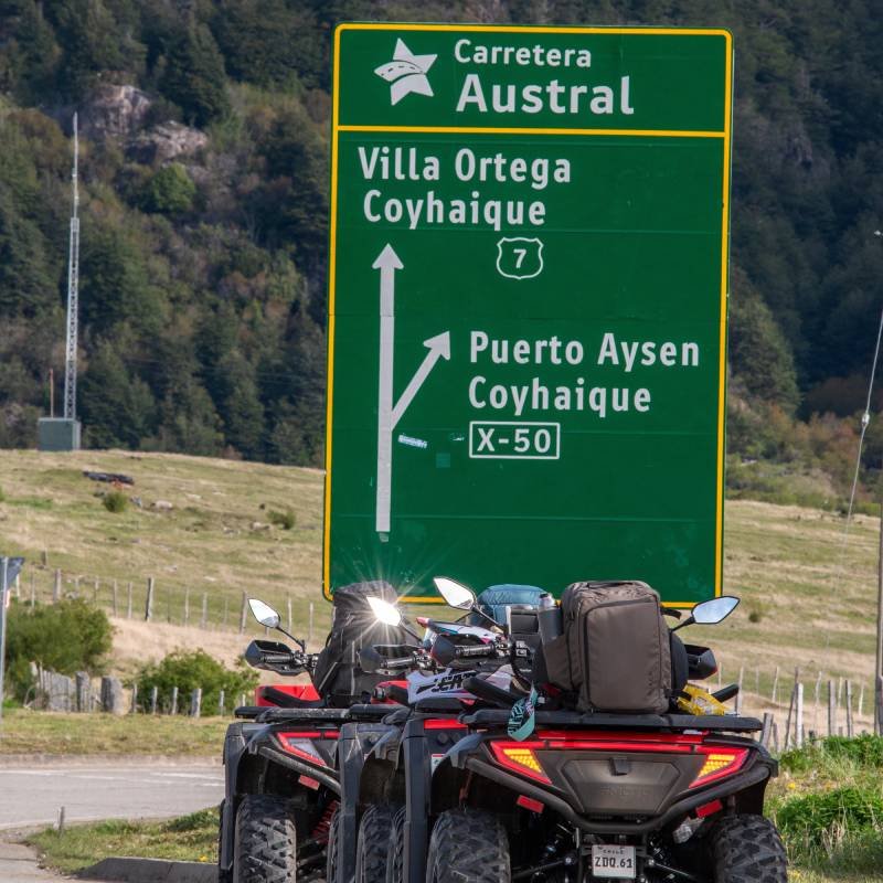 Paisajes de Coyhaique en Cuatrimoto