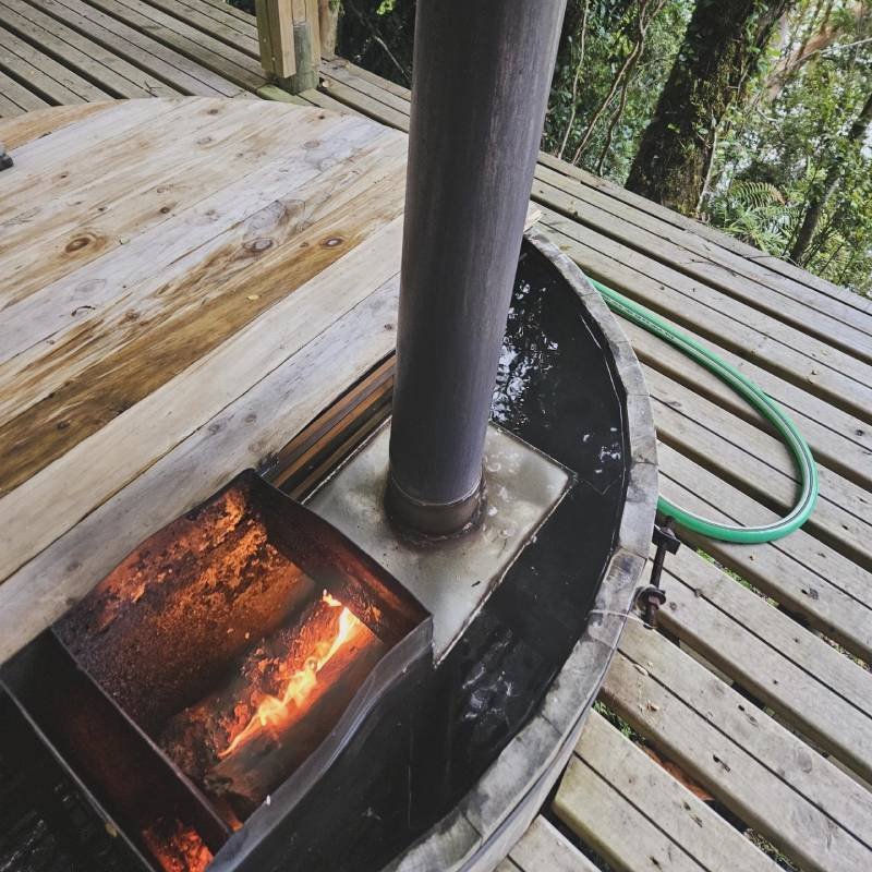 Tinajas El Mañío La Junta - tinajas al aire libre