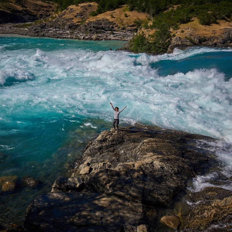 Confluencia ríos Baker y Nef Cochrane