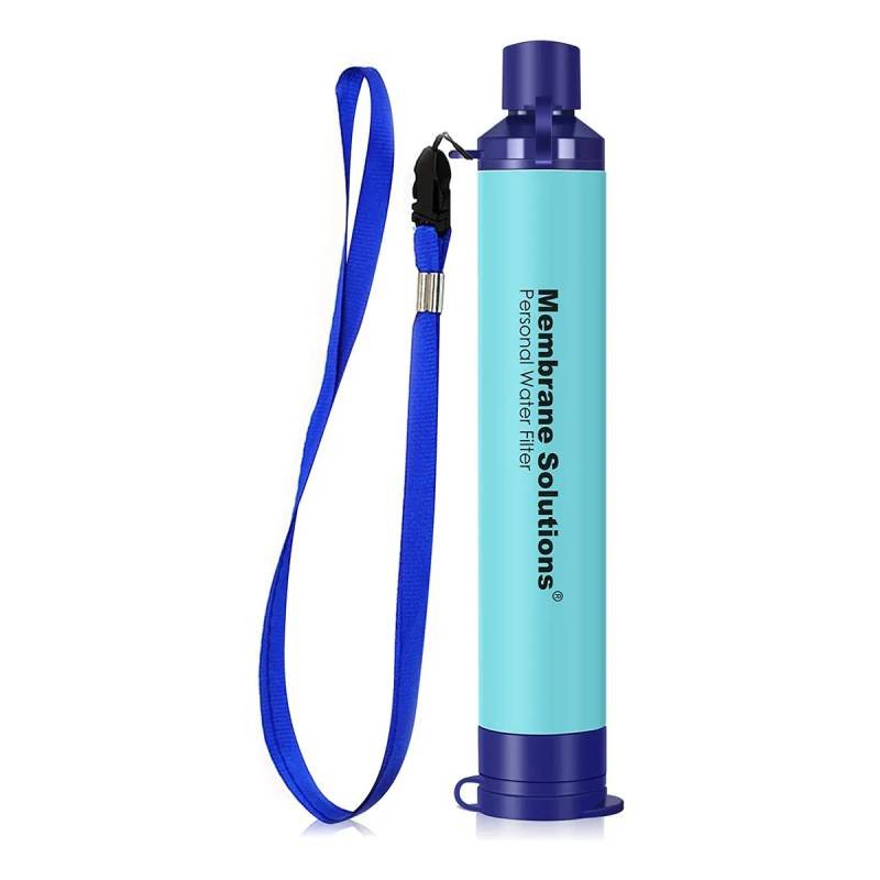 Filtro de agua portátil Membrane Solutions S1 para purificar agua en trekking y camping