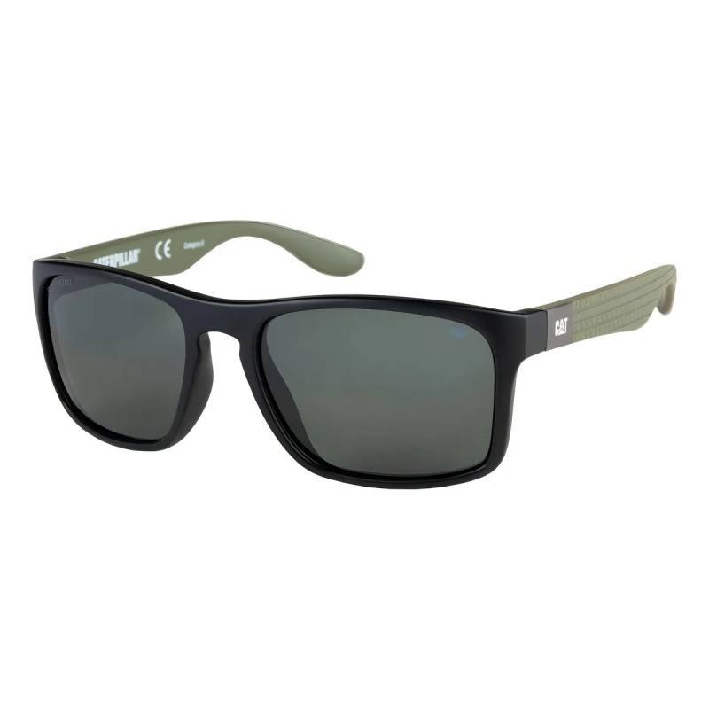 Lentes de sol polarizados CAT Yardr color negro con protección UV para viajes y actividades outdoor