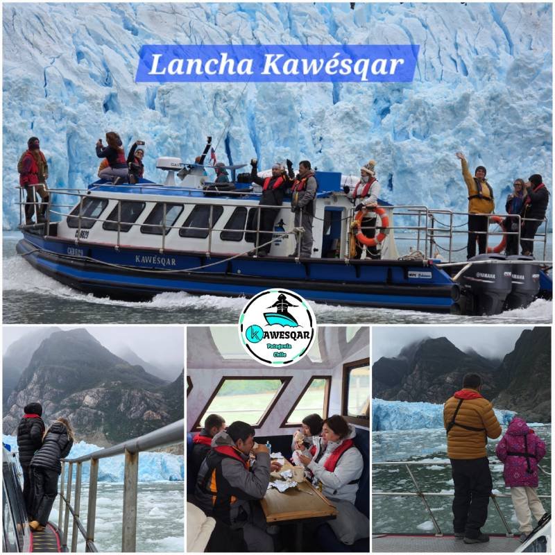 Glaciar San Rafael durante la navegación