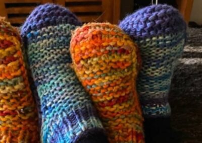 Pantuflas de Lana de Oveja