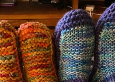 Pantuflas de Lana de Oveja