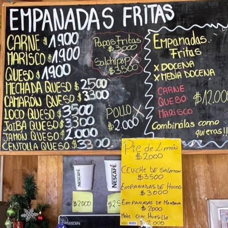 Empanadas Yates en Caleta La Arena